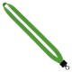 Cotton Lanyard with Plastic Clamshell & O-Ring, 3/4"