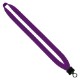 Cotton Lanyard with Plastic Clamshell & O-Ring, 3/4"