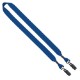 Cotton Double Bulldog Clip Lanyard, 3/4"