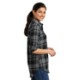 Port Authority® Plaid Cotton/Poly Flannel Ladies' Tunic