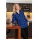 Port Authority® Plaid Cotton/Poly Flannel Ladies' Shirt