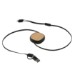 Dual Input 3-in-1 Bamboo Retractable Cable