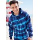 Port & Company® Allover Stripe Tie Dye Cotton/Poly Unisex Fleece