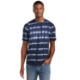 Port & Company® Allover Stripe Tie Dye Cotton Unisex Tee