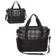 Plaid Insulated Polyester 20 Can Cooler Bag