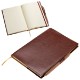 Conclave Refillable Leatherette Journal w/ Pen, 8-1/2" x 5-3/4"