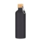 Aluminum Metallic Tundra Bike Bottle w/ Bamboo Lid, 25oz.