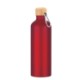 Aluminum Metallic Tundra Bike Bottle w/ Bamboo Lid, 25oz.