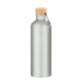 Aluminum Metallic Tundra Bike Bottle w/ Bamboo Lid, 25oz.