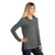 Sport-Tek ® Ladies PosiCharge® Tri-Blend Wicking Long Sleeve Hoodie