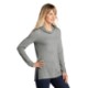 Sport-Tek ® Ladies PosiCharge® Tri-Blend Wicking Long Sleeve Hoodie