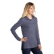 Sport-Tek ® Ladies PosiCharge® Tri-Blend Wicking Long Sleeve Hoodie