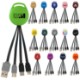 Vivid Dual Input 3-in-1 Charging Cable