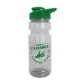 Trainer Transparent Water Bottle w/ Drink-Thru Lid, 24oz.