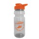 Trainer Transparent Water Bottle w/ Drink-Thru Lid, 24oz.
