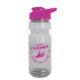 Trainer Transparent Water Bottle w/ Drink-Thru Lid, 24oz.
