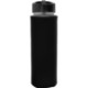 Pop Up Lid Frosted Glass Sleeve Bottle, 22oz.