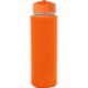 Pop Up Lid Frosted Glass Sleeve Bottle, 22oz.
