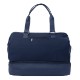 Weekender Polyester Travel Bag w/ Drop Bottom