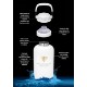 Urban Peak® Dual Top Vacuum Insulated Water Bottle, 64oz.