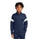 Sport-Tek® Travel Recycled Polyester Double Knit Full-Zip Youth Jacket