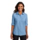 Port Authority® Long Sleeve Polyester Poplin UV Daybreak Ladies' Shirt