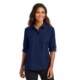 Port Authority® Long Sleeve Polyester Poplin UV Daybreak Ladies' Shirt