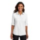 Port Authority® Long Sleeve Polyester Poplin UV Daybreak Ladies' Shirt