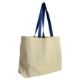 Natural Canvas Tote with Full Color Imprint, 8oz.