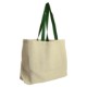 Natural Canvas Tote with Full Color Imprint, 8oz.