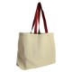 Natural Canvas Tote with Full Color Imprint, 8oz.