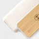 Wireless Quick Charging Bamboo Power Bank, 10000mAh