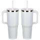 SENSO™ Summit Insulated Stainless Steel Travel Mug w/ Press-In Straw Lid, 40oz.