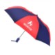 Revolution Folding Automatic Open Alternating Colors Umbrella, 42" Arc