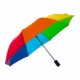 Revolution Folding Automatic Open Alternating Colors Umbrella, 42" Arc