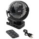 Zephyr Clip Fan w/ Power Bank, Light & Remote Control