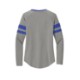Sport-Tek® Halftime Cotton/Poly Stripe Long Sleeve V-Neck Ladies' Tee