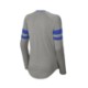 Sport-Tek® Halftime Cotton/Poly Stripe Long Sleeve V-Neck Ladies' Tee