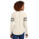 Sport-Tek® Halftime Cotton/Poly Stripe Long Sleeve V-Neck Ladies' Tee