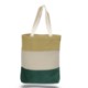 Cotton Canvas Tri Color Bag