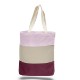 Cotton Canvas Tri Color Bag