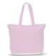 Colored Cotton Zipper Tote Bag