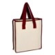 Accent Color Canvas Shopping Bag