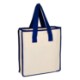 Accent Color Canvas Shopping Bag