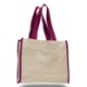 Colored Cotton Gusset Tote Bag