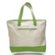 Zipper Cotton Colored Tote Bag
