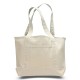 Deluxe Natural Cotton Shopping Tote Bag