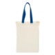 Cotton Canvas Grocery Bag with Colored Handles