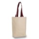 Cotton Tote Bag With Contrasting Web Handles