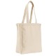 Natural Cotton Canvas Book/ Tote Bag
